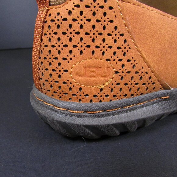 JBU Jambu Women's Shoes 8M Tan Leather Memory Foam Slip-Ons BRAND NEW - Picture 3 of 10